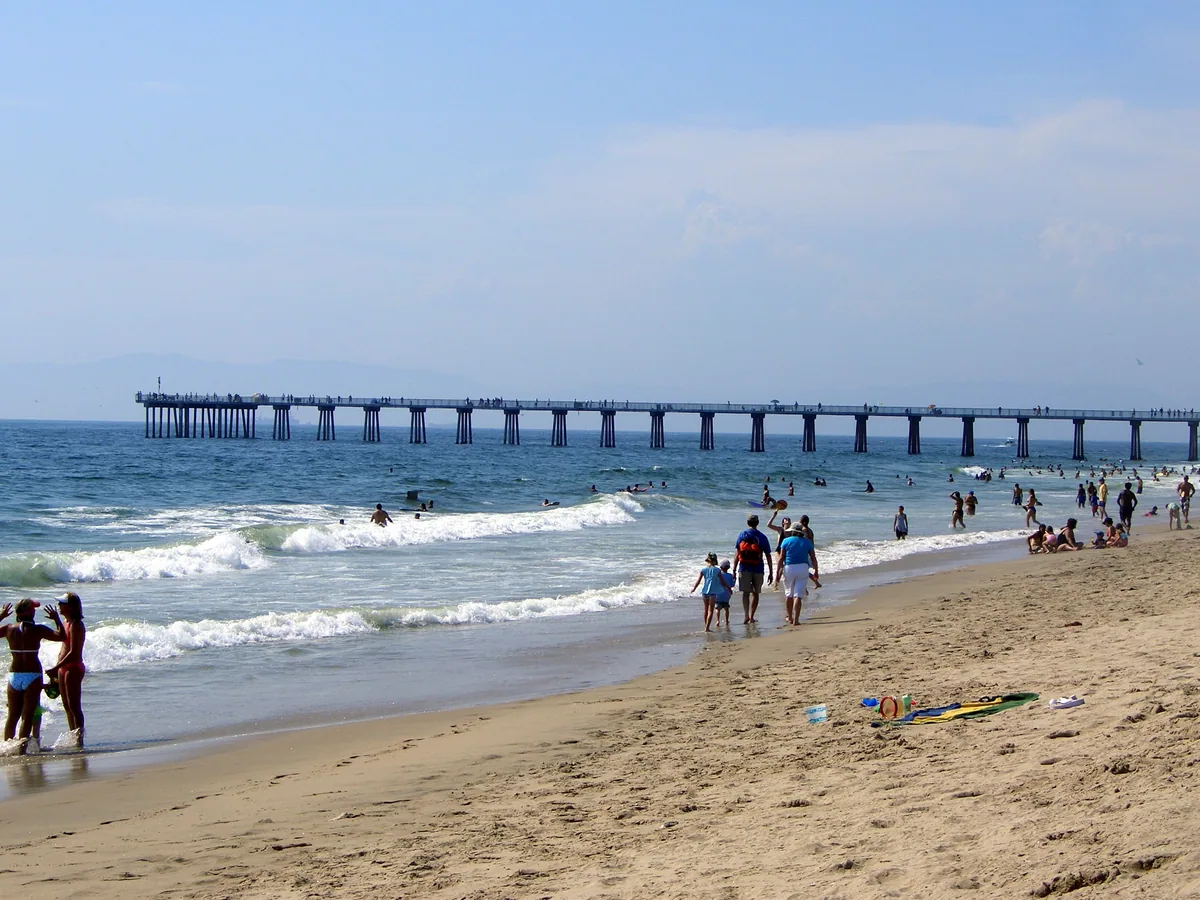 Hermosa Beach — foto canônica via Wikimedia Commons